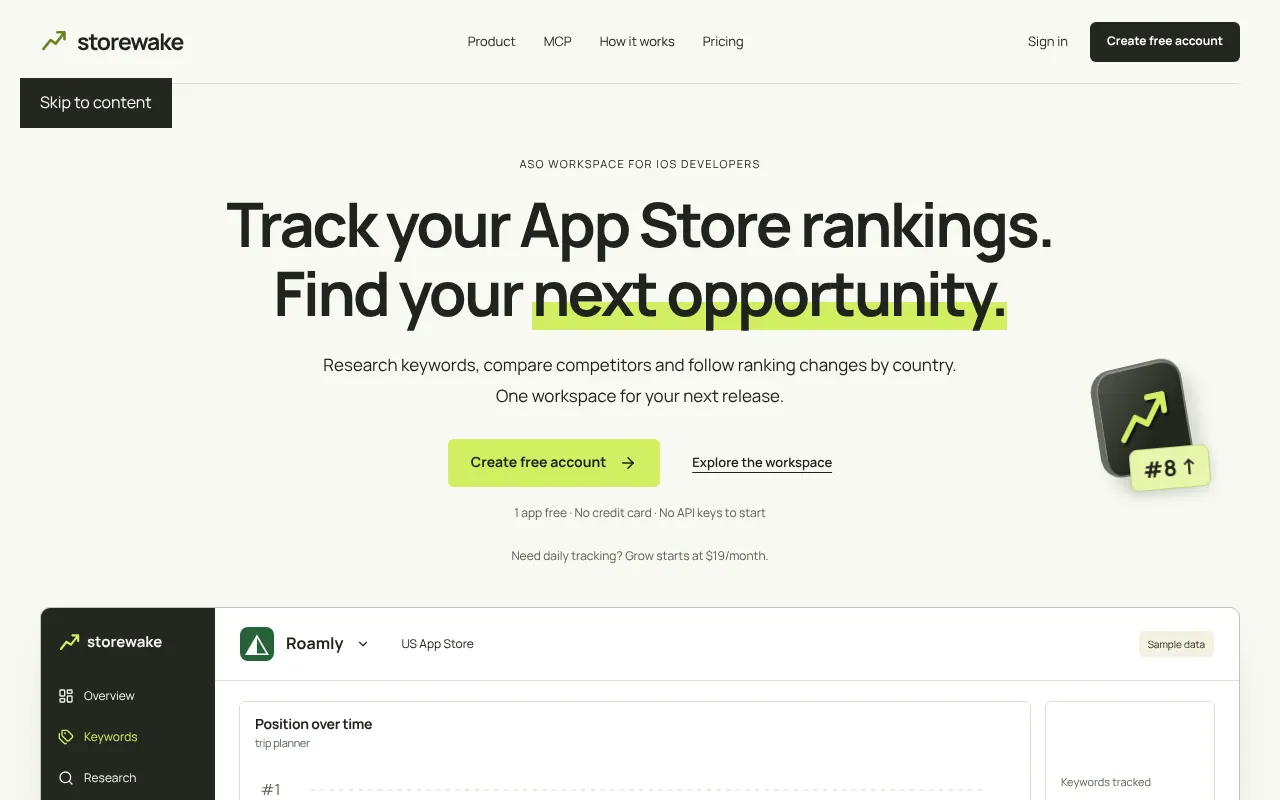 Storewake - Step 1 screenshot captured by Lastest