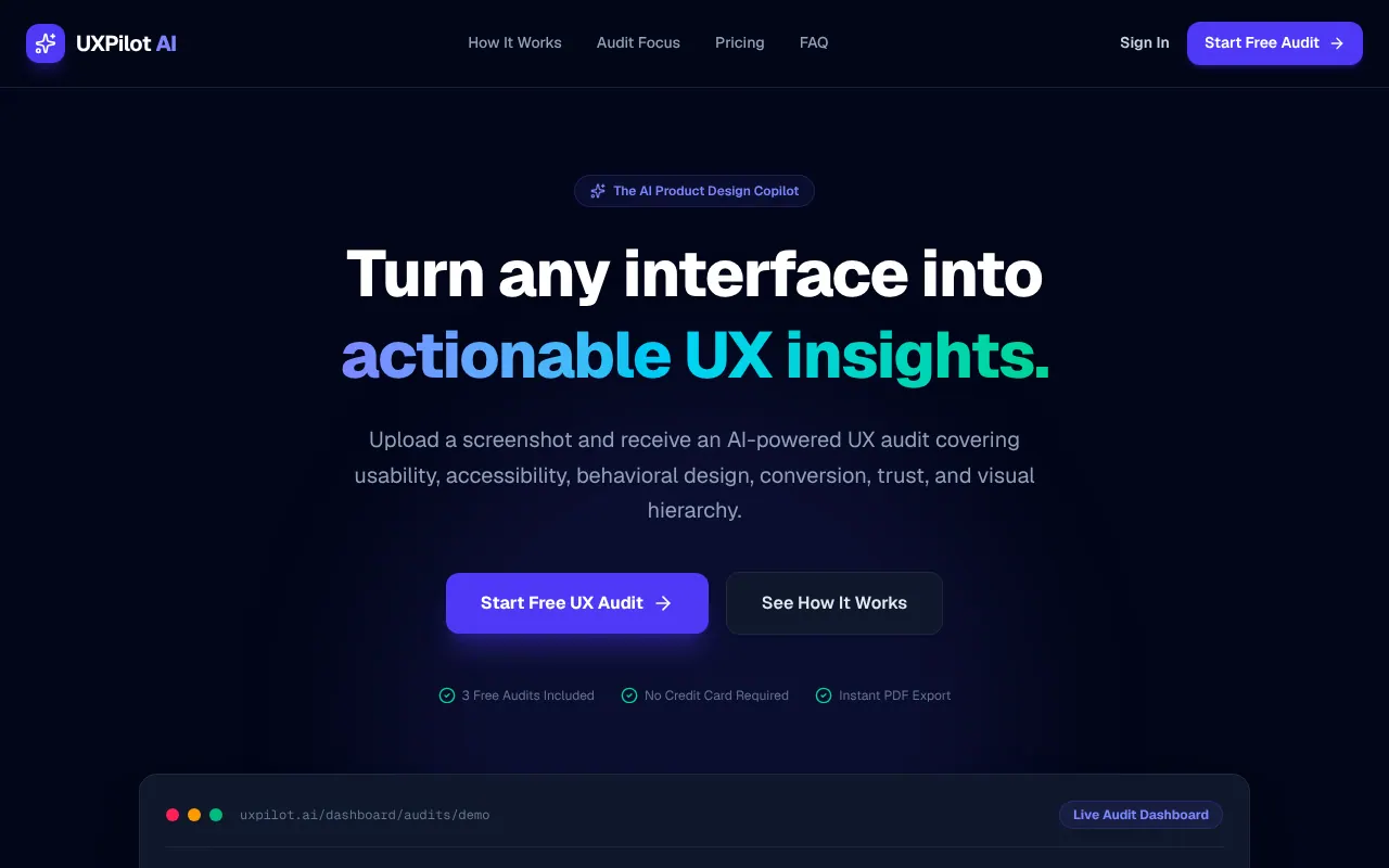 uxpilotai - Step 1 screenshot captured by Lastest