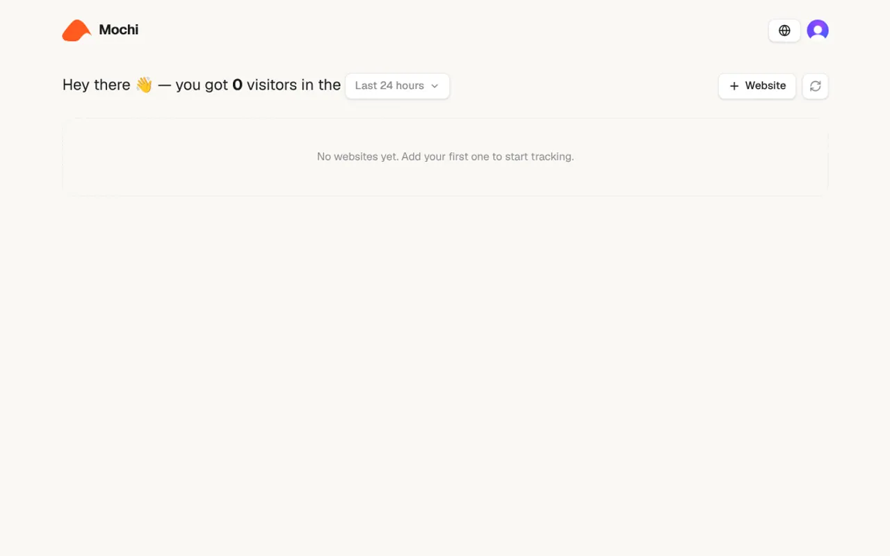 Mochi Analytics - Step 1 screenshot captured by Lastest