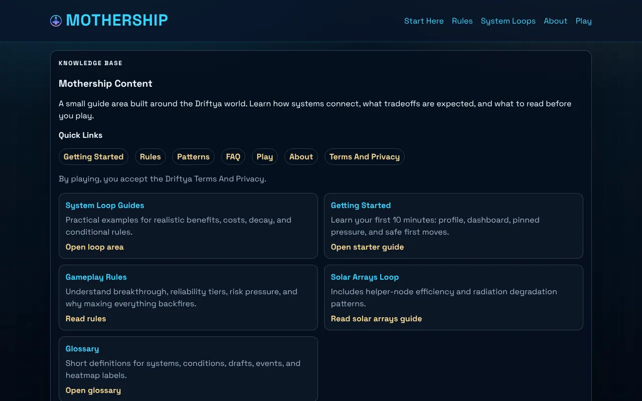 Mothership - Step 1 screenshot captured by Lastest
