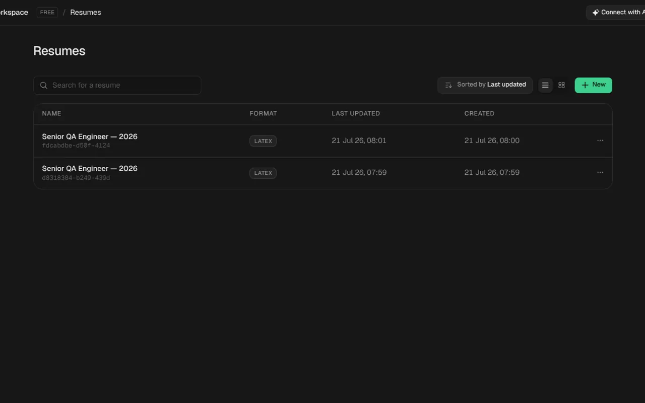Rezum - Step 1 screenshot captured by Lastest
