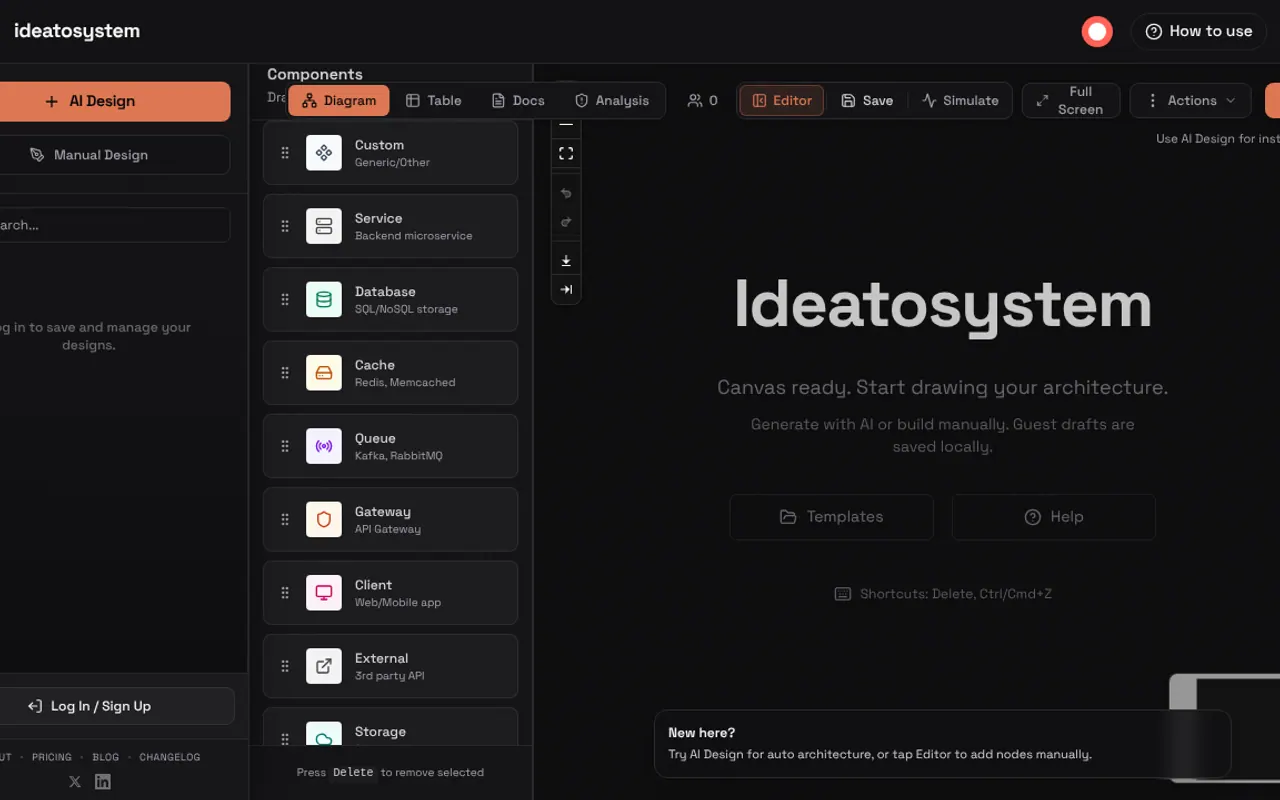 ideatosystem - Step 1 screenshot captured by Lastest