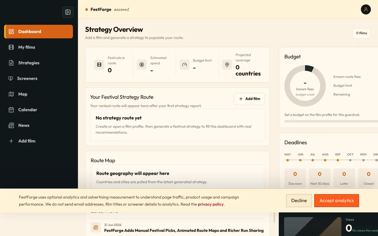 FestForge - Step 1 screenshot captured by Lastest