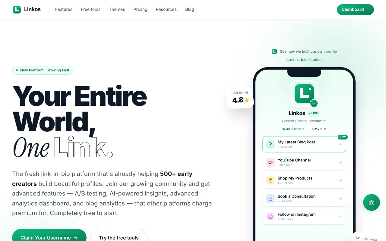 linkos - Step 1 screenshot captured by Lastest