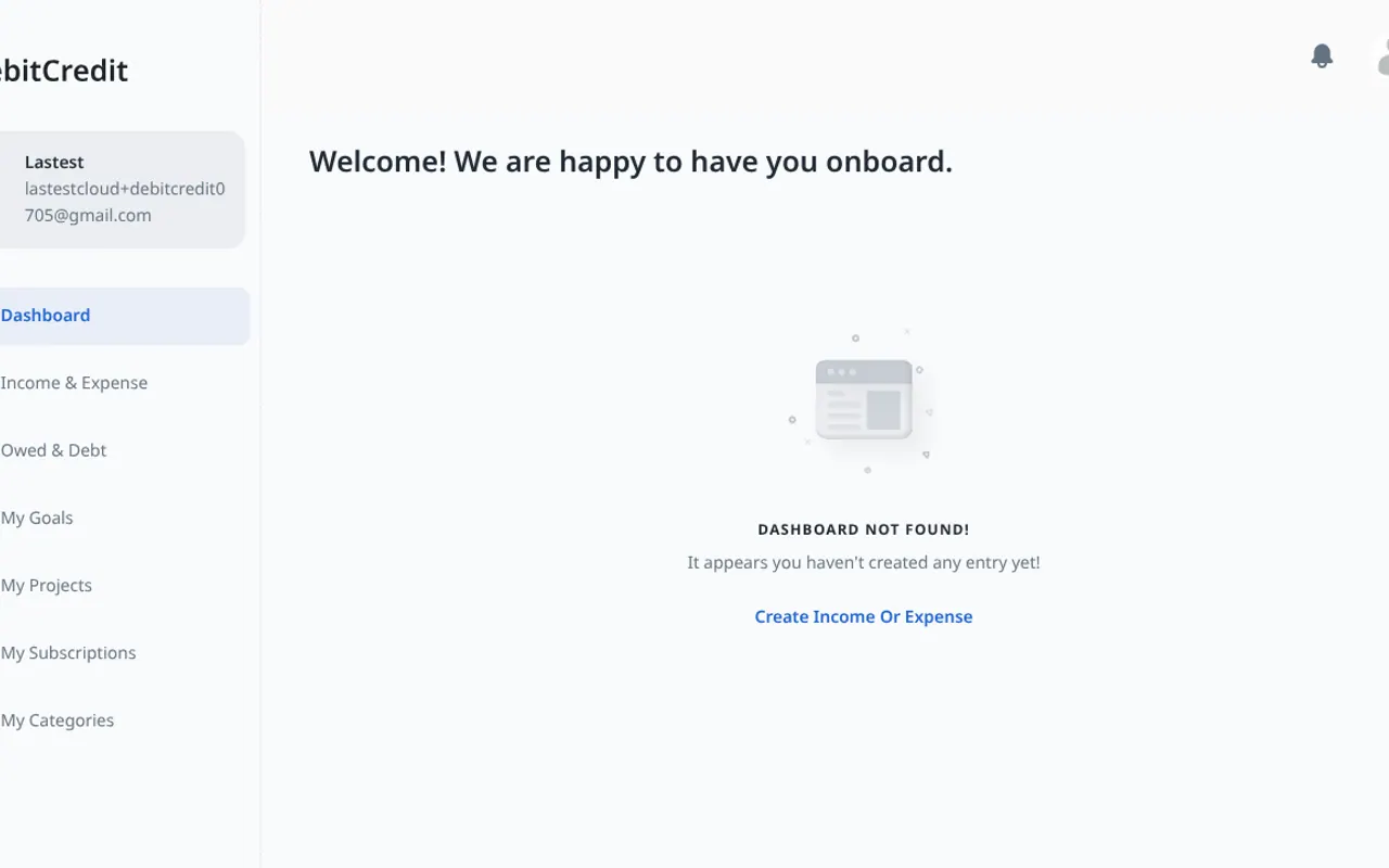 DebitCredit - Step 1 screenshot captured by Lastest