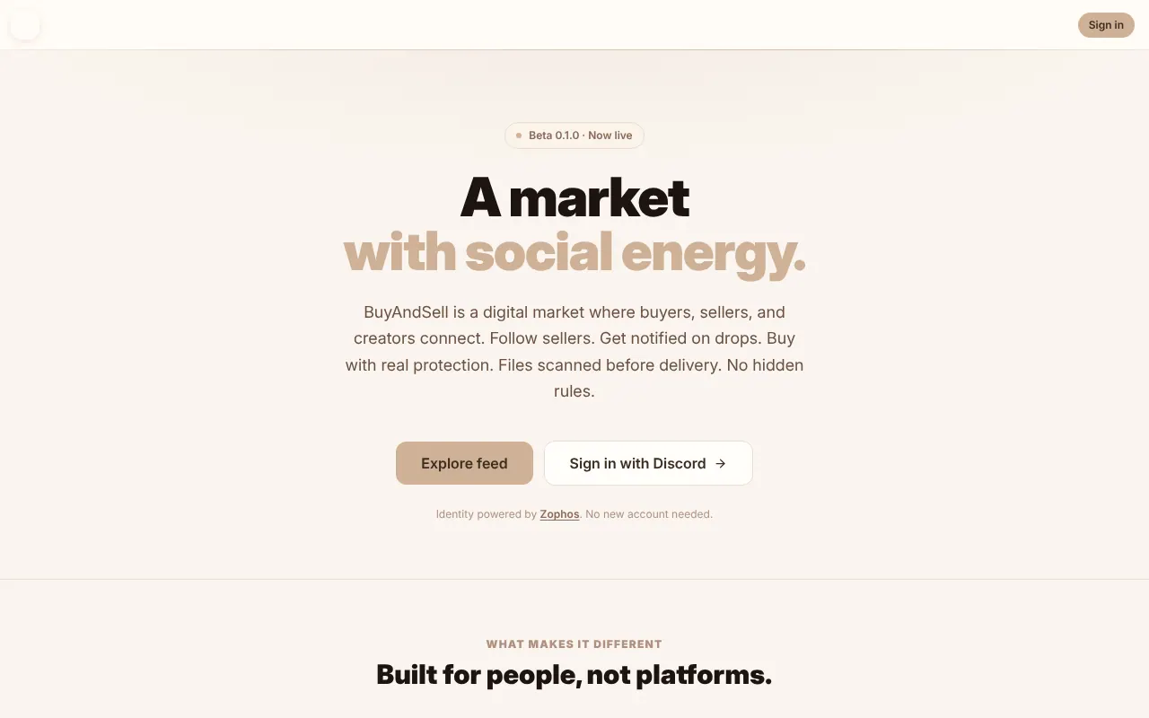 BuyAndSell - Step 1 screenshot captured by Lastest