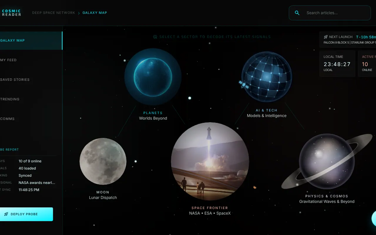 Cosmic Reader - Step 1 screenshot captured by Lastest