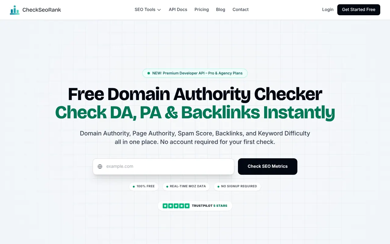 CheckSeoRank - Step 1 screenshot captured by Lastest