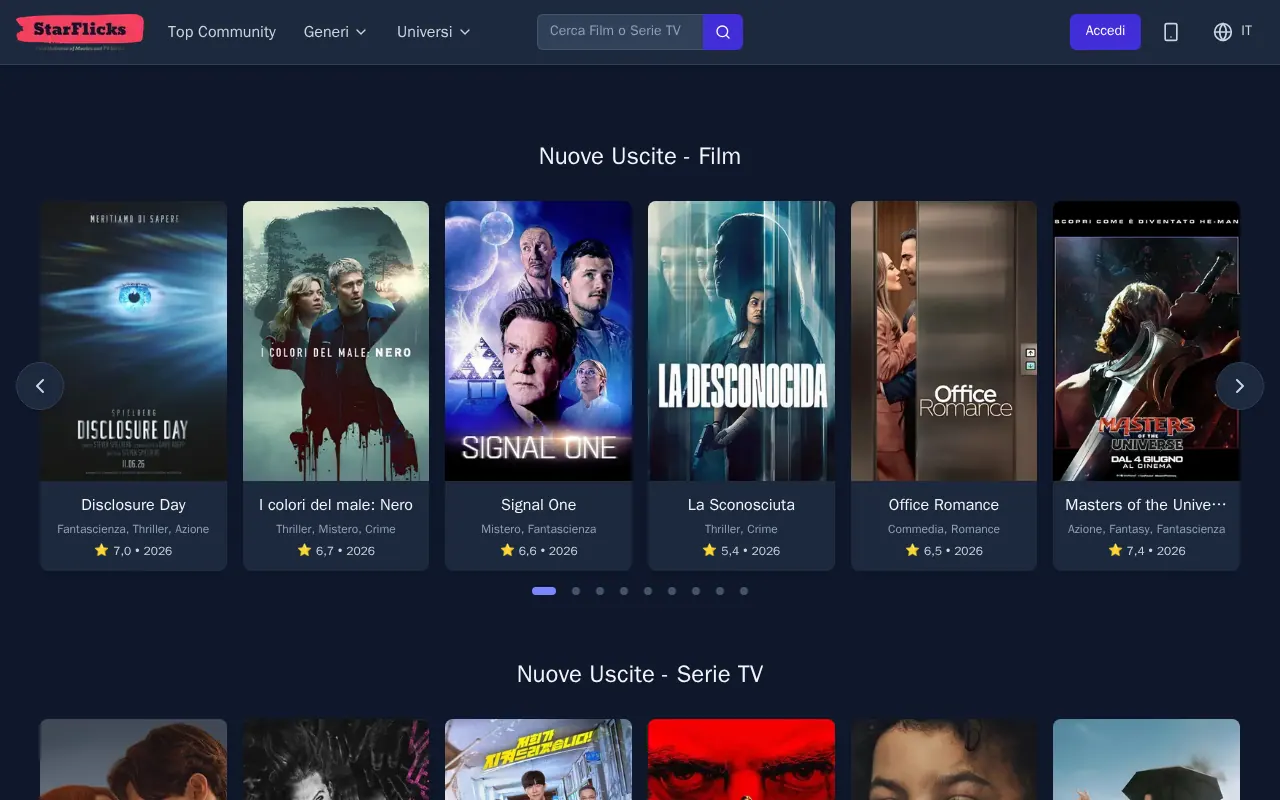 StarFlicks - Step 1 screenshot captured by Lastest