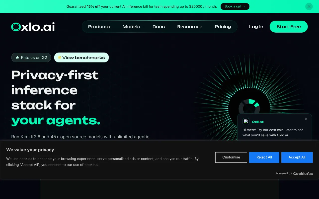 Oxlo.ai - Step 1 screenshot captured by Lastest