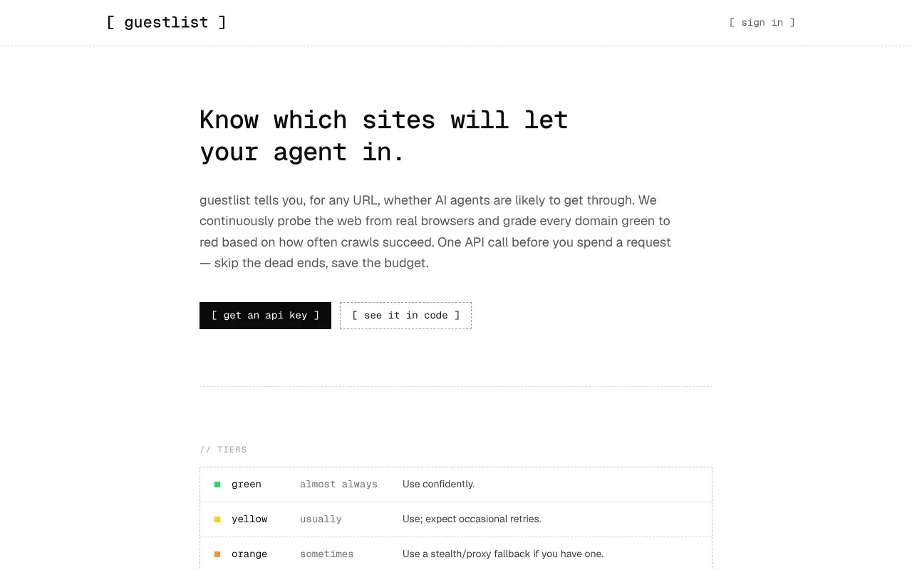 Guestlist - Step 1 screenshot captured by Lastest