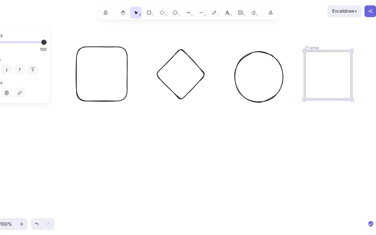 Excalidraw - Step 1 screenshot captured by Lastest