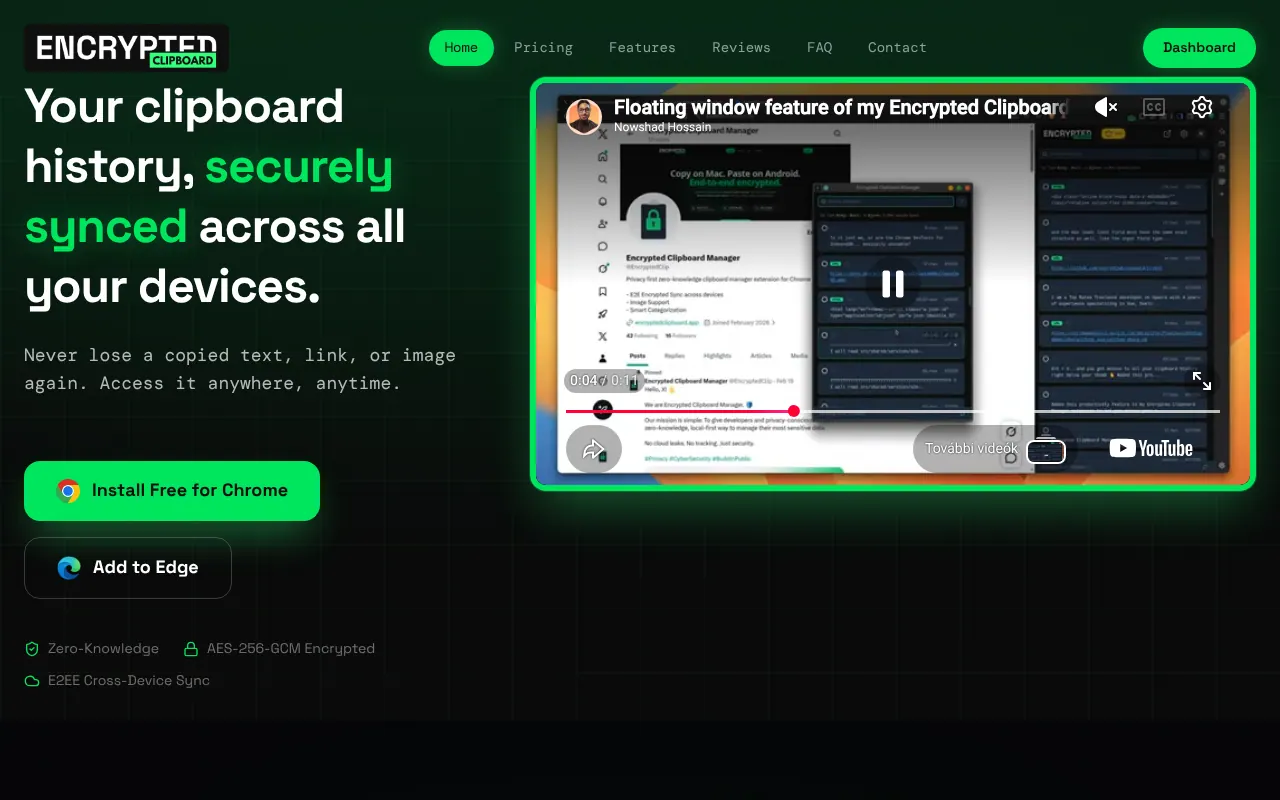 Encrypted Clipboard Manager - Step 1 screenshot captured by Lastest