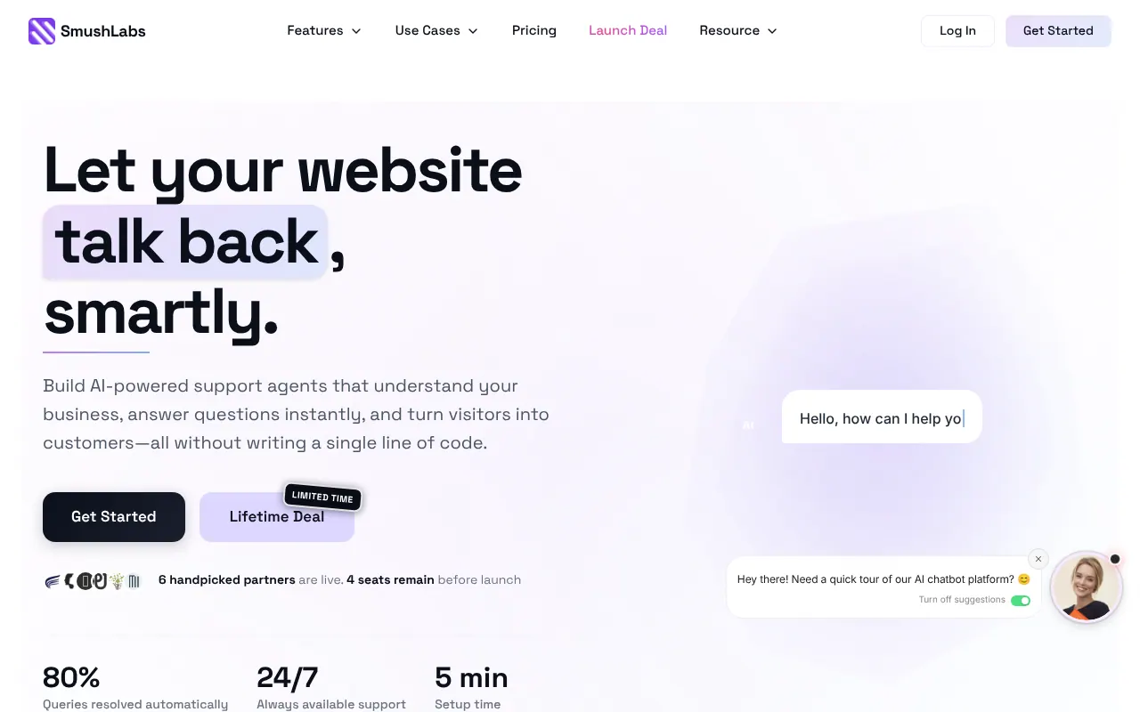 Smush Labs - Step 1 screenshot captured by Lastest