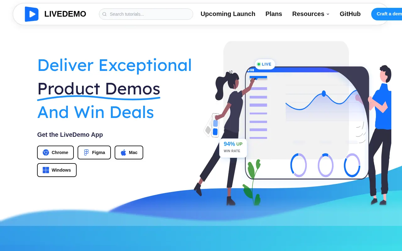 LiveDemo - Step 1 screenshot captured by Lastest