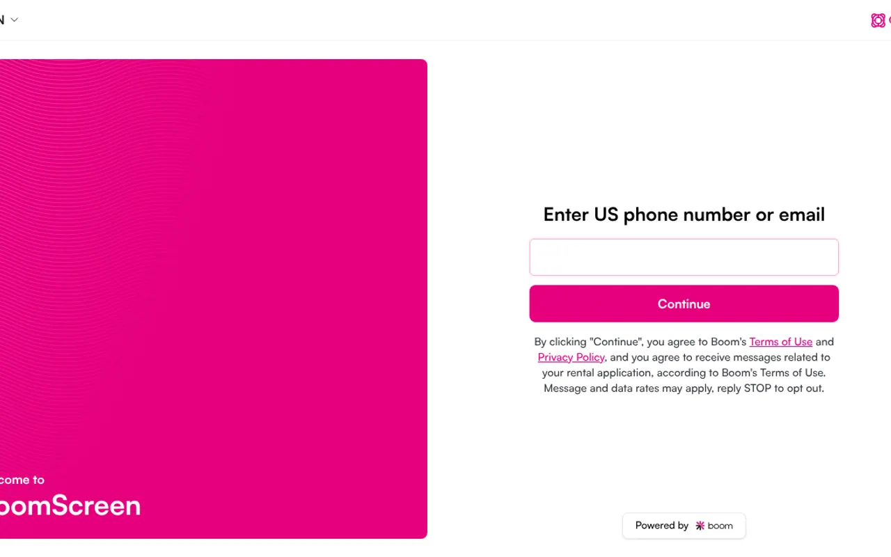 boompay-demo - Step 1 screenshot captured by Lastest