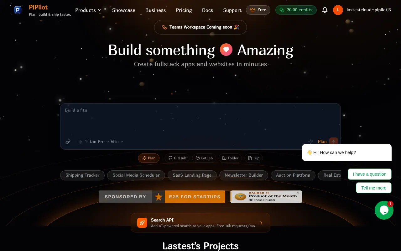 PiPilot - Step 1 screenshot captured by Lastest