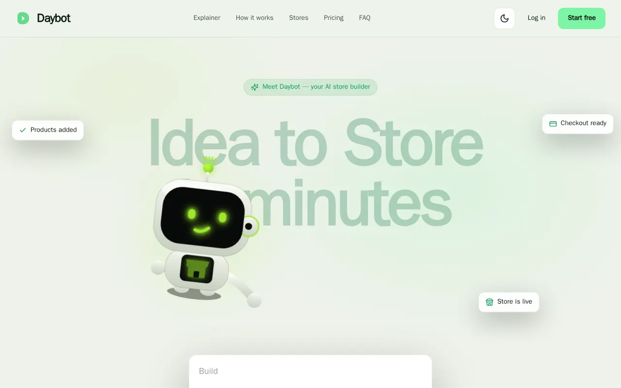 daybot - Step 1 screenshot captured by Lastest
