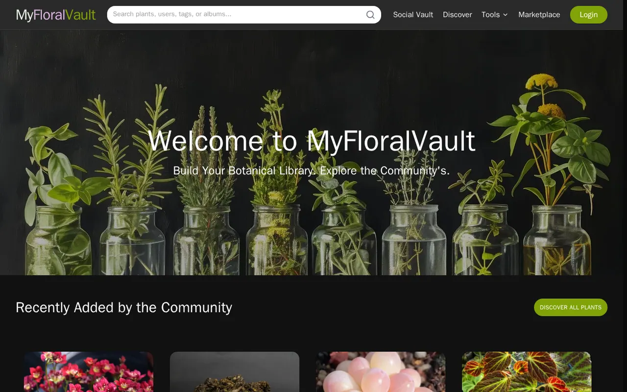 MyFloralVault - Step 1 screenshot captured by Lastest