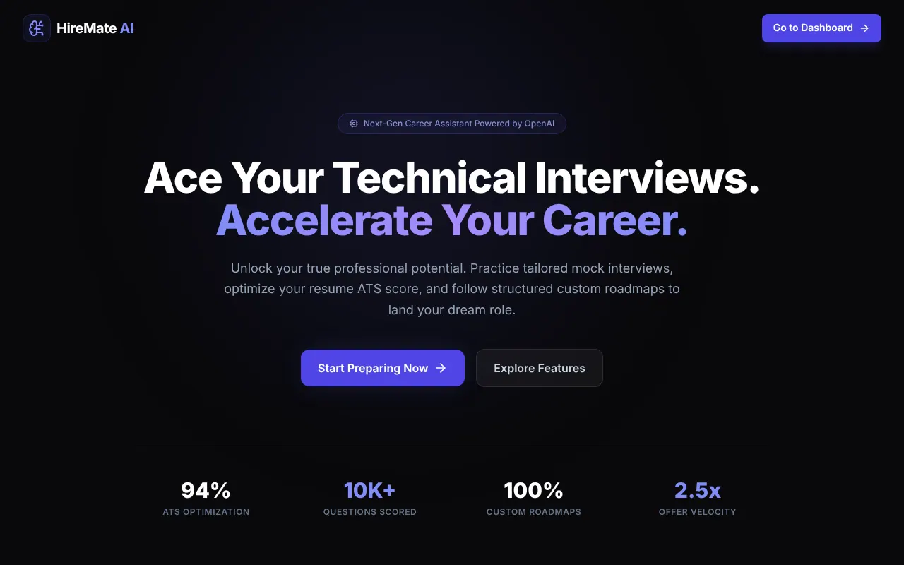 HireMate AI - Step 1 screenshot captured by Lastest
