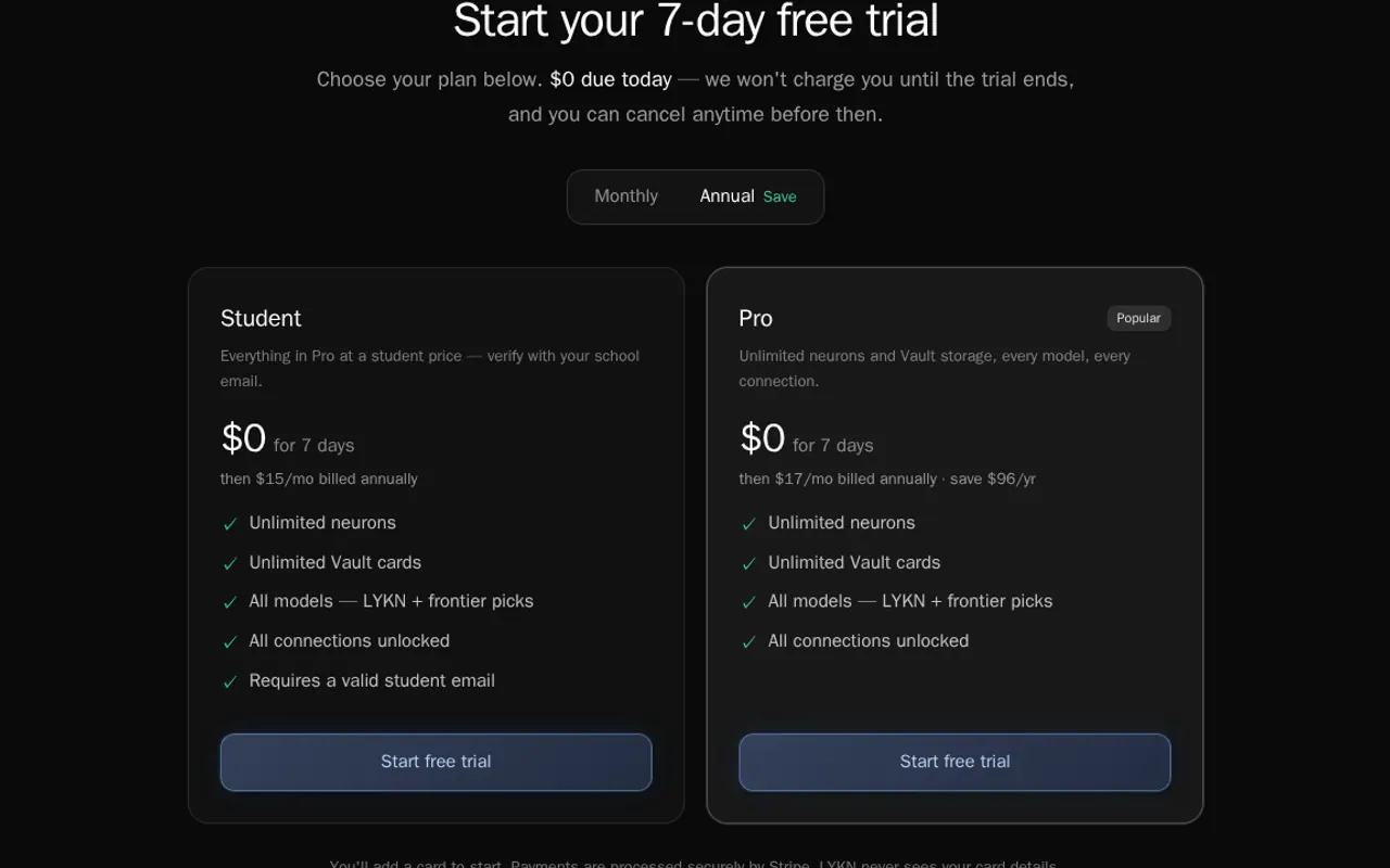 LYKN - Step 1 screenshot captured by Lastest