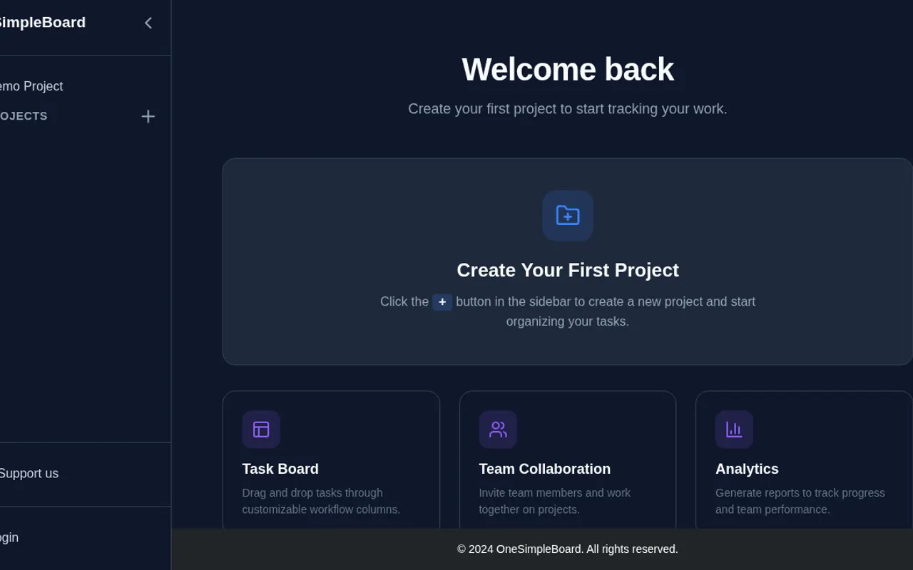 onesimpleboard - Step 1 screenshot captured by Lastest