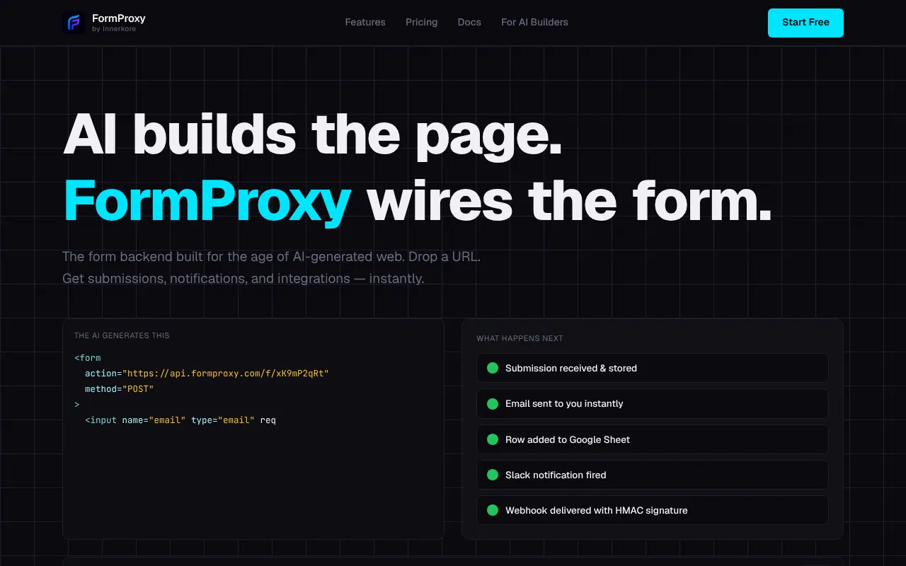 FormProxy - Step 1 screenshot captured by Lastest