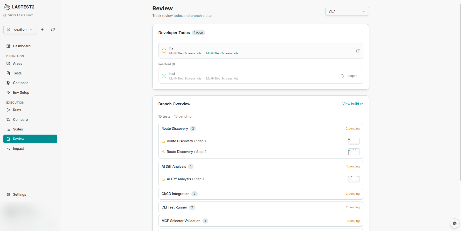 Baseline review